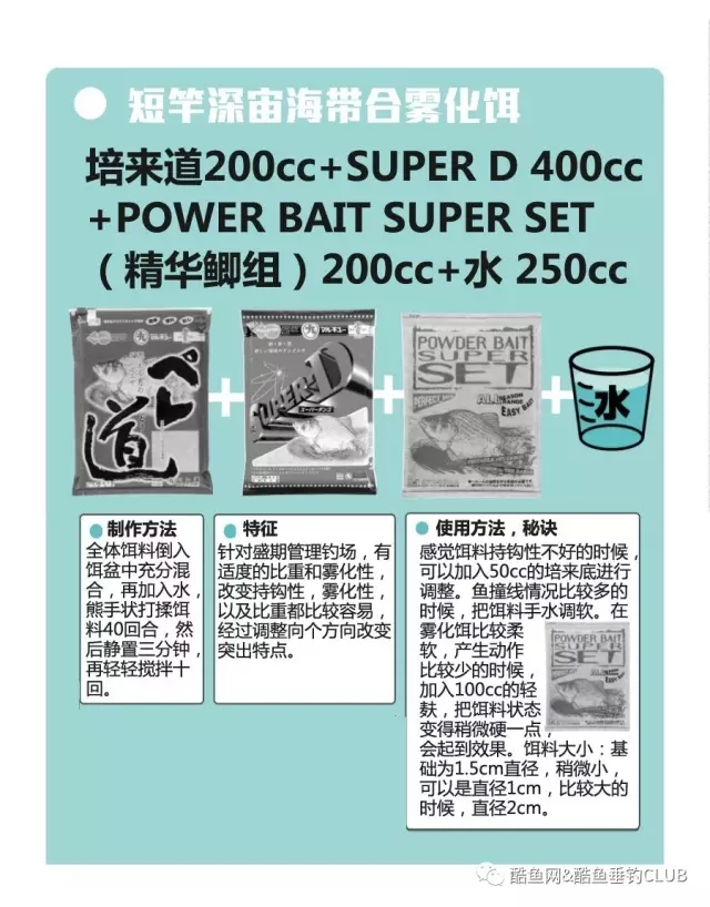 丸九饵料配发大全介绍之SUPER D_WWW.YUJUCEPING.COM