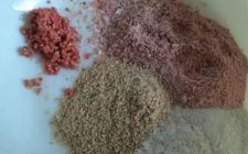 自制颗粒粘粉粘小米钓鱼饵料