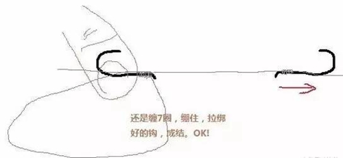 双钩绑法图解_WWW.YUJUCEPING.COM