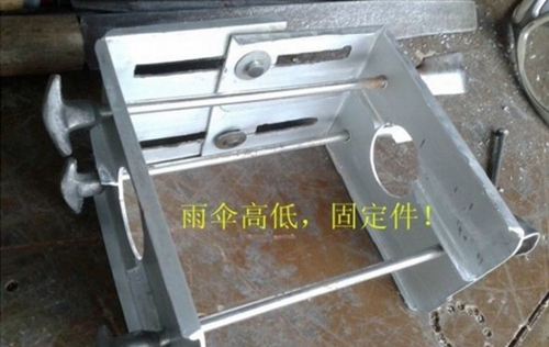 钓友DIY铝合金小钓台过程_WWW.YUJUCEPING.COM