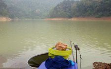 秋天湖库钓鲤鱼的方法