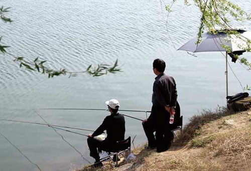 夏天高温水库钓鲤鱼钓位选择方法_WWW.YUJUCEPING.COM